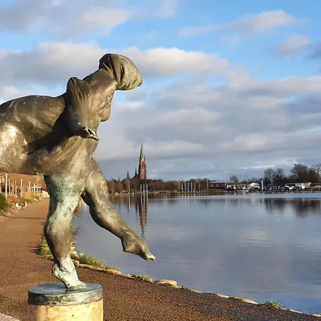 Schleiloge Mit Panoramablick Auf Schlei Schleswig